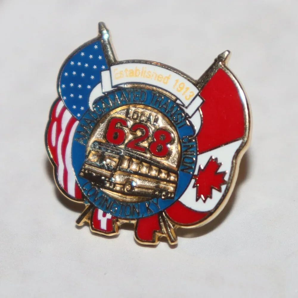 Local 628 Covington KY lapel pin Gold .75